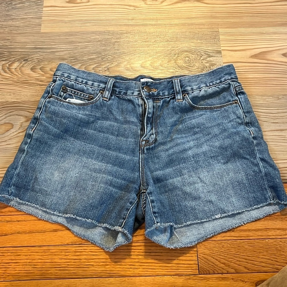 J. crew classic denim shorts